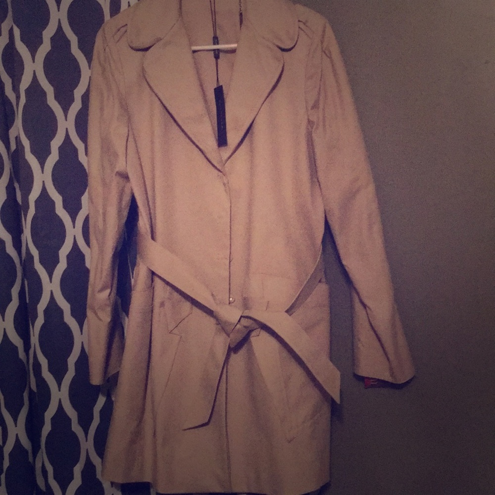 Elie Tahari Khaki Trench Coat - Modern NWT